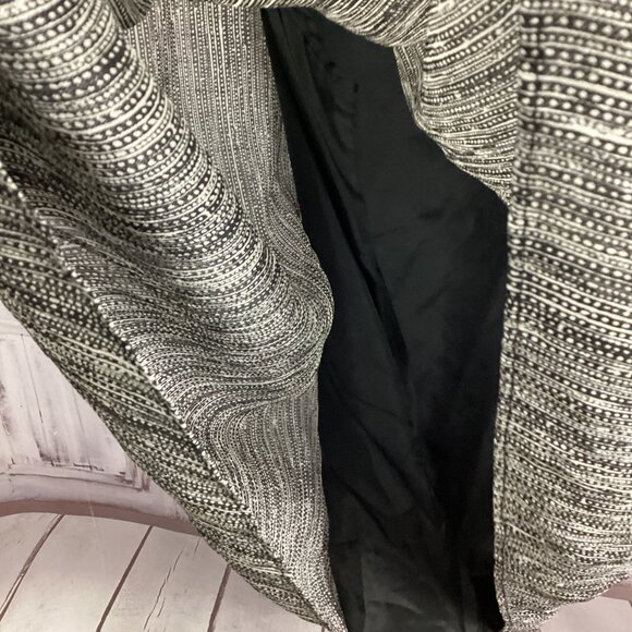 Eileen Fisher Silk Top Marbled Black Sheer w/ Silk black Tank XL - Picture 5 of 11